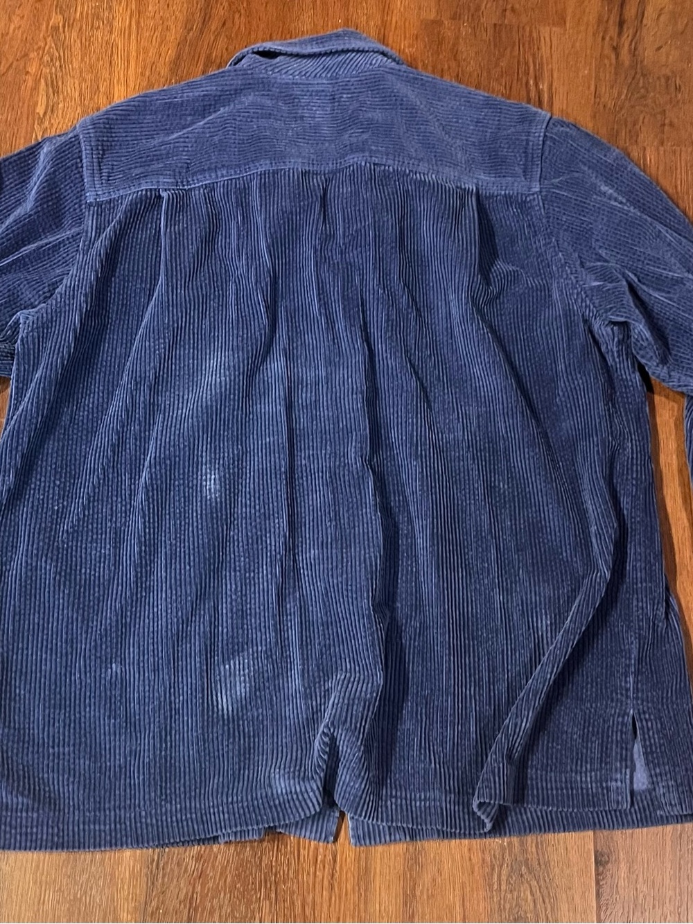 Vintage L.L. Bean Womens Blue Corduroy Shirt Jacket 100% Cotton Size XL - Picture 5 of 7